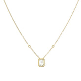 Collar Guess Dama 4G Light Dorado